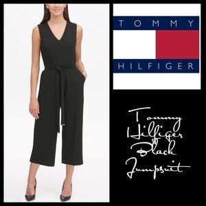 Tommy Hilfiger Size 12 Large Black Jumpsuit NWT